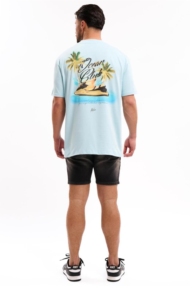 MEN JETSKI T SHIRT MM1 HS25 63 301 LIGHT BLUE